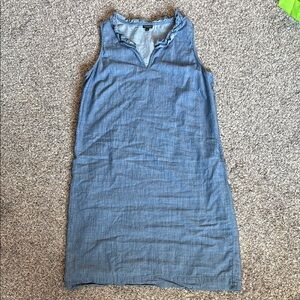 Talbots Sleeveless Denim Mini Dress
